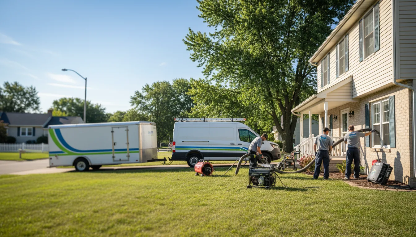 Flooded Basement Restoration And Cleanup With Repair in Saint Thomas, ND near me